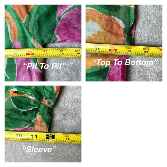 Banjanan Abigail Dress Floral Puff Sleeve Ruffle Hem Women's Small‎ - Picture 10 of 10